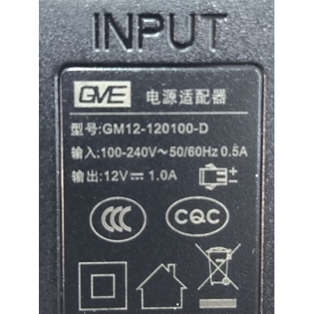 Fuente de Alimentación GM12-120100-D Envasadora vacío 100-240V  Salida 12V