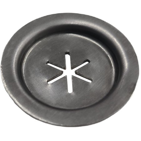 Bico de estrela de 6 pontas para churros medida estrela 14,5mm aço inoxidável AISI-304