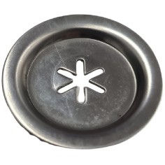 Bico de estrela 6 pontas para churros medida estrela 13mm aço inoxidável AISI-304