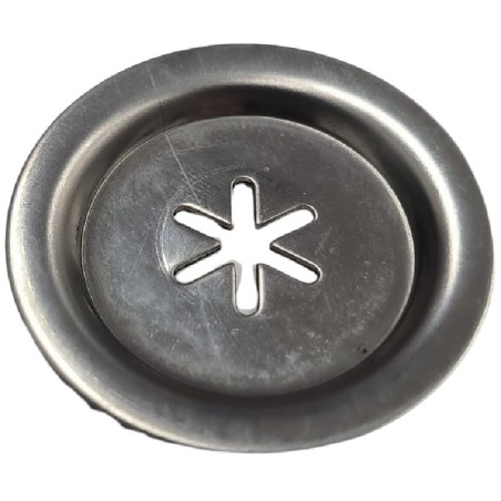 Star-shaped nozzle with 6 points for churros, star measurement 13mm, AISI-304 stainless steel