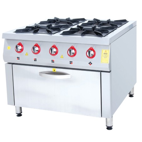 Cuisinière 4 feux avec four à gaz DRNKU-1010