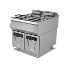 Gas fryer 24+24 liters with cabinet Series 900 800mm
