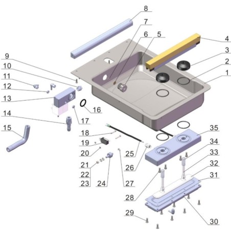 copy of Cámara con membrana para presión de soldadura HVC-260 HVC-300T