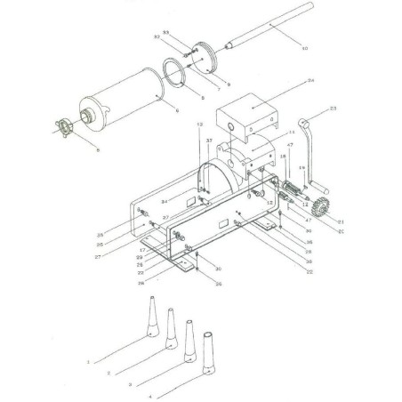Pressure valve and spring for Mainca TP5 TP10 TP15 6TPF20630