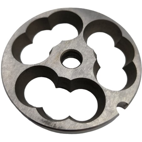 Placa Picadora de carne 12 taladro 3 ojos sin pivote 1 muesca Enterprise