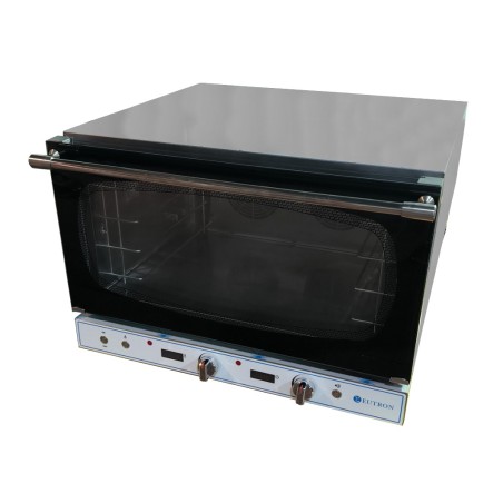 Horno de convección con humidificador capacidad para 4 bandejas 600x400mm