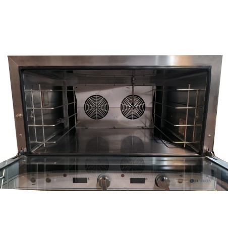 Horno de convección con humidificador capacidad para 4 bandejas 600x400mm