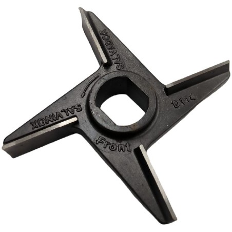 Cuchilla Picadora de carne Unger modelo D-114  4 palas doble corte Tipo 4JET ancho de pala 15mm  Bruno Salvador