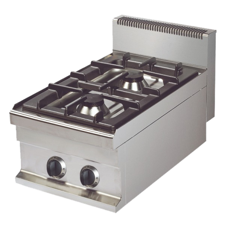 Cocina a gas 2 fuegos sobremesa Serie 700 400mm GR711-S