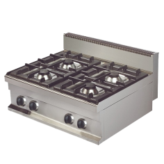 Gas stove 4 burners countertop Series 700 800mm GR721-S