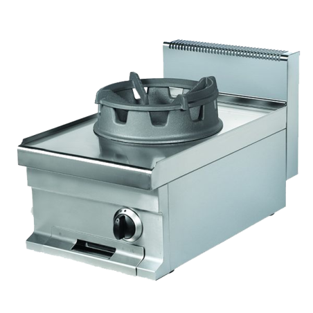 Wok a gás simples de mesa Série 700 400mm WR711-S