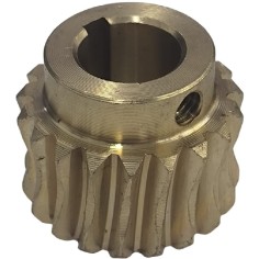 Engrenage hachoir à viande Fama 8 Bronze 19 dents Ø extérieur 34mm Ø intérieur 15mm Hauteur 27mm F2020 698019