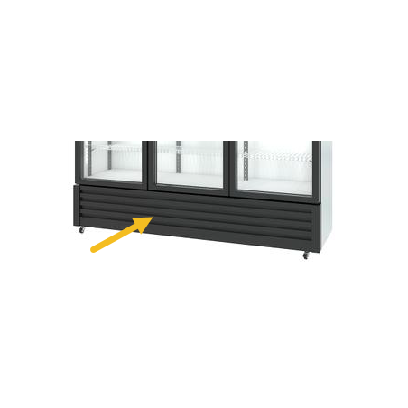 Black metal front cover for LF-1000 cabinet