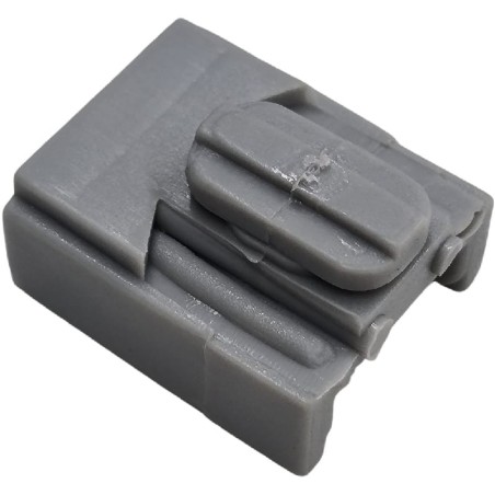 Support U démontable avec fermeture éclair étagère Infrico 603X77 47593 724486 Dimensions 23x20x15 mm