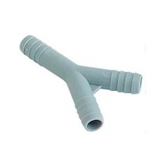 Y piece and tube connector Ø 12-12-12mm plastic L 75 mm Fagor