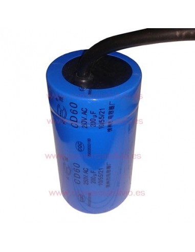 Condensador de Arranque Capacidad 200µF 250v