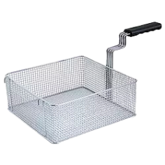 fryer basket L1 310mm B1 300mm H1 120mm chrome-plated steel Giori