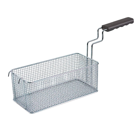 cesto de fritadeira L1 310mm B1 145mm H1 120mm aço cromado