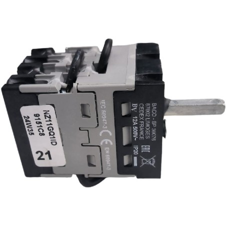 Comutador rotativo 1-0-2 Serra de ossos Mainca NZ11GQ1ID 200762 1-0-2