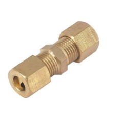 Conector de união reta de tubulação 3/16" com anel