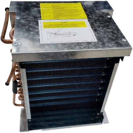 Condensadora de Aire Forzado GN3200TN Hueco Ventilador Ø210mm  tubos de cobre 10mm medidas 230x192x240mm  GN1100TN.34