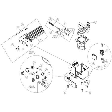 Mola Tampa de Marmita Ozti 6205.00022.01 L215mm L180mm Ø34mm Fio 5mm