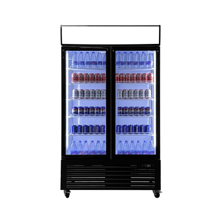 Expositor refrigerado duplo RB-900HS portas deslizantes