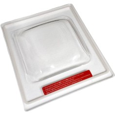 Cloche d'emballage sous vide Euromatic Lavezzini 420x470x15mm sans trous avec joint