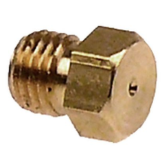 Inyector rosca M6x0,75 Taladro 0,90mm Tamaño de llave 7mm H9mm