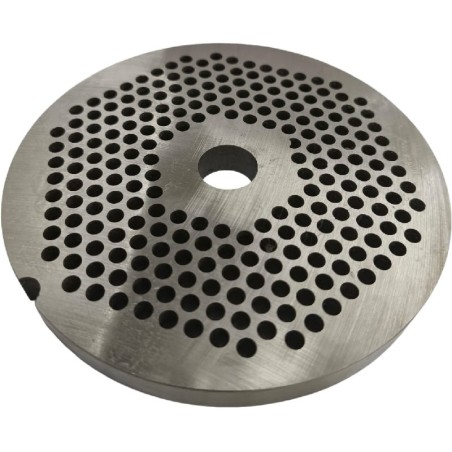 Meat Grinder Plate 42 Drill 4.5mm without pivot 1 notch Stainless Enterprise