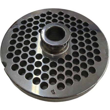 Plaque hachoir à viande 42 Perçage 8 mm avec pivot 1 encoche Inoxydable Enterprise