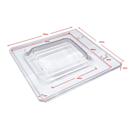 Occasion cloche mécanisée sans accessoires DZ-500 650x572x24mm légères égratignures