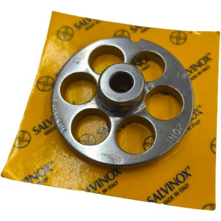 Placa Picadora de Carne 12 Broca 18mm com Pivô 1 Entalhe Inoxidável Enterprise Autoafiável