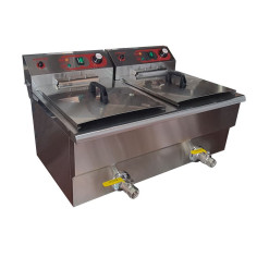Freidora eléctrica 12+12 litros FRYT-20 7,5kw x 2 380V