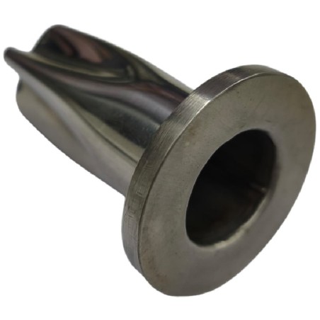 Boquilla anilla churros interior Ø20mm exterior Ø39mm H58mm acero inoxidable AISI-304