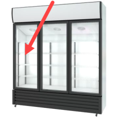 Right sliding door wardrobe LF-1000 590x1250mm