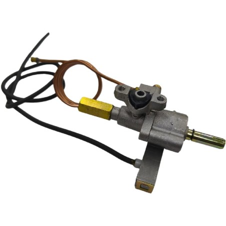 Torneira de gás Cozinha GBR sem Termopar 65mbr com ignição piezoelétrica e tubo piloto