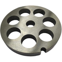 Placa Picadora de carne 22 Taladro 18mm sin pivote 1 Muesca Inoxidable Enterprise