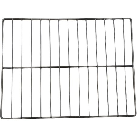 Étagère grille 660x500mm en acier inoxydable tige extérieure Ø8mm intérieure Ø4 Pack de 4 unités