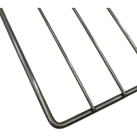Étagère grille 660x500mm en acier inoxydable tige extérieure Ø8mm intérieure Ø4 Pack de 4 unités