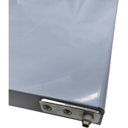 Complete door D15 Stainless Steel 555x610mm with gasket right opening