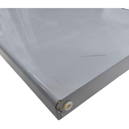 Porta completa D21 Aço Inoxidável 530x805mm com guarnição abertura à direita