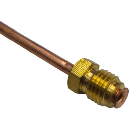 Inyector Gas GLP Piloto Freidora GF-17H GF-23 Taladro 0,35  L500mm M7x1 M8x1