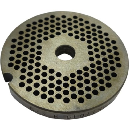 Placa Picadora de carne 12 Broca 3mm sem pivô 1 entalhe Inoxidável Enterprise autoafiadora