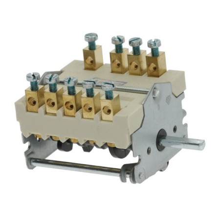 chave de alavanca 7 posições de comutação 1NO/2CO sequência de comutação 0-1-2-3-4-5-6 32A 300106 6254.00005.00
