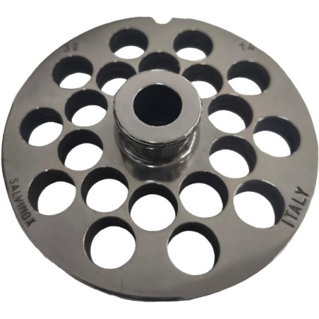 Plaque hachoir à viande 32 Foret 14mm avec pivot 1 cran Inoxydable Enterprise Salvinox