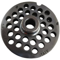 Plaque hachoir à viande 8 Perçage 6mm avec pivot 1 Encoche Inoxydable Enterprise Salvinox