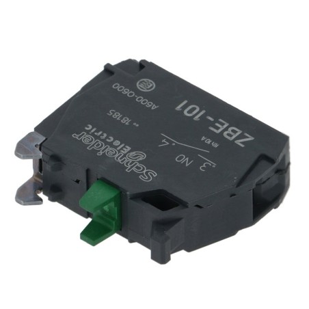 bloco de contato EFA ZBE-101 1NO máx. 230V 10(6)A preto 347385