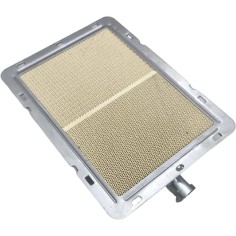 Queimador a gás Doner kebab Gaztek 215x160mm H58mm