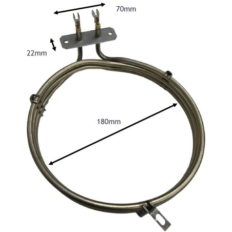 Resistencia 2350W 230VAC Carro caliente BQ1N A09BE23